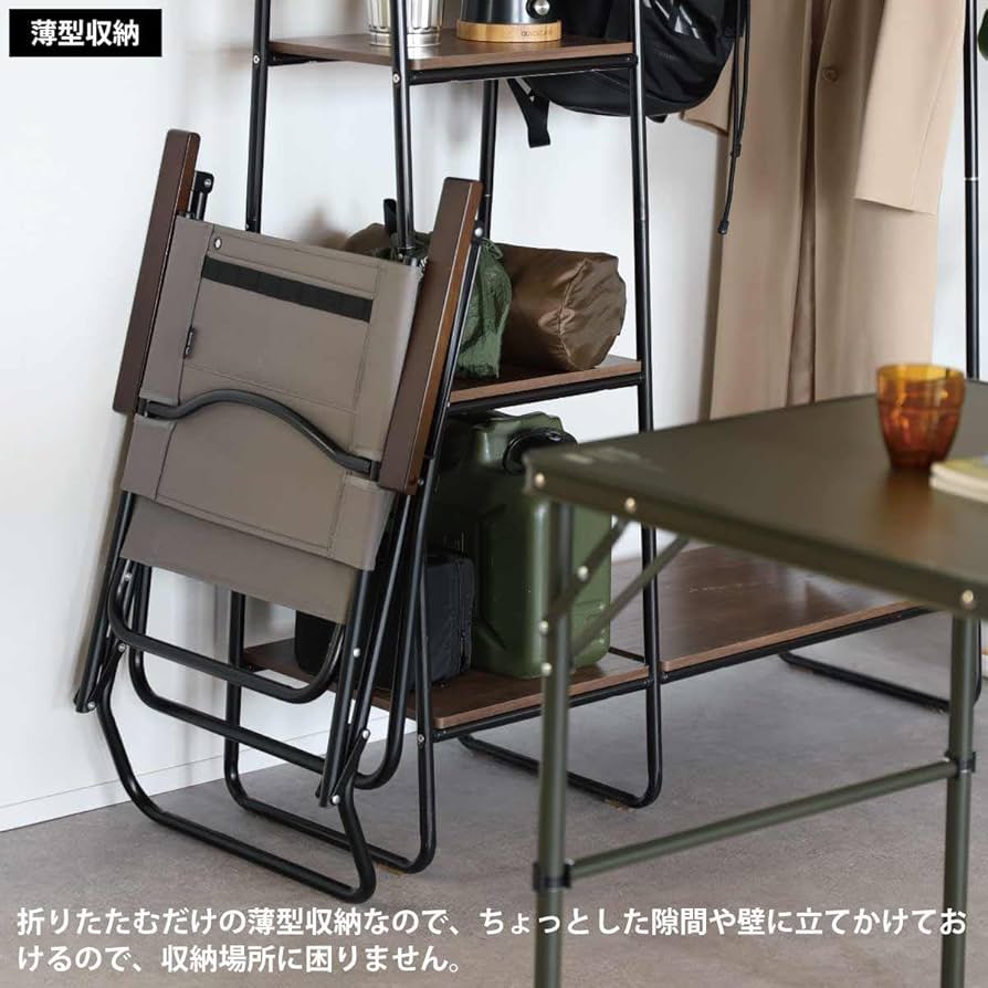 値下げ！QUICK CAMP ローバーチェア2脚セット クイックキャンプから「ローバーチェア ハイタイプ 折りたたみ